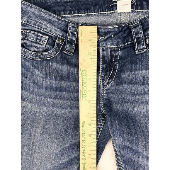 Silver Jeans Tuesday Bootcut Jeans Women's 29x33 Blue Denim Stretch - Picture 6 of 11